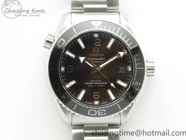 0116 Planet Ocean 39.5mm Black Ceramic Bezel SS VSF 1:1 Best Edition Black Dial on SS Bracelet A Stretchable 7890